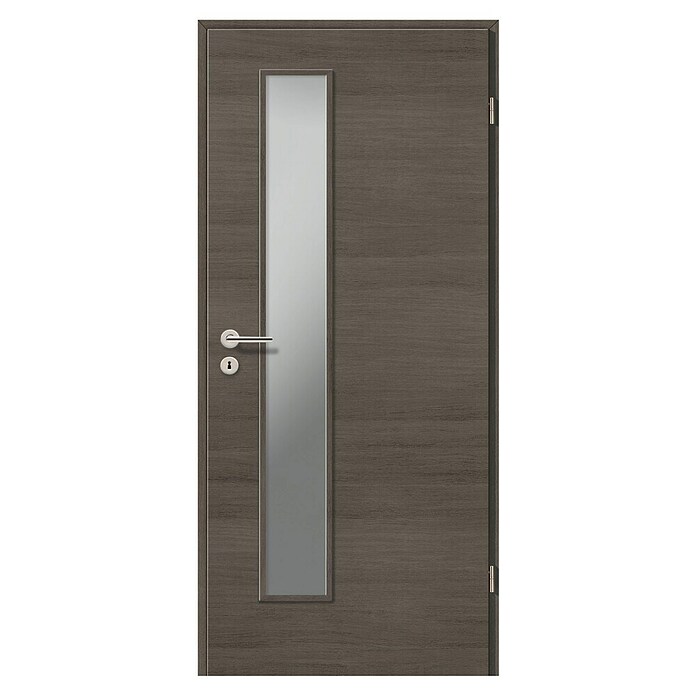 GetaDoor Aperto Sobna vrata TQ44 LA  (850 x 2.000 mm, Smer odpiranja: Desno, Sivorjava/Cappucino grey, Satje, Prevlečeno s folijo) | Sobna vrata | Notranja vrata | Vrata | Okna, vrata in stopnice | Izdelki | BAUHAUS