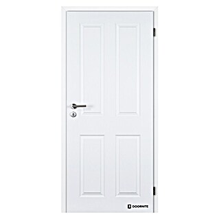 Doornite Sobna vrata Odysseus (748 x 2.000 mm, Smer odpiranja: Levo, Bela, Satje, Prevlečeno s folijo)