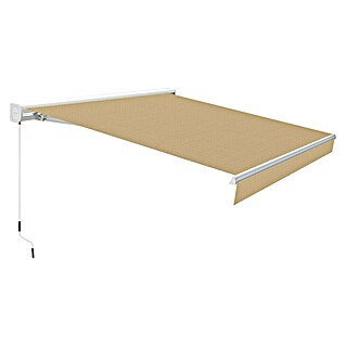 SmartSun Toldo de brazos articulados Vivant (Beige arena, Ancho: 4 m, Caída: 3 m)