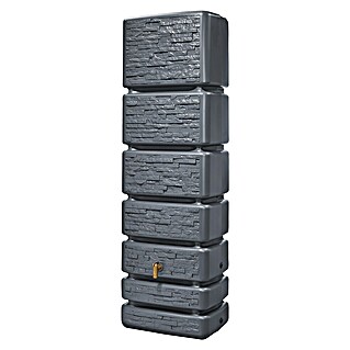 4rain Regenspeicher Slim Stone (350 l, Graphitgrau, 1 Stk.)