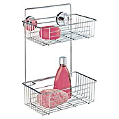 Wenko Kopalnični stenski regal  (Dvonadstropno, Jeklo) | 3711 - Ausstattungsserien Metall QM | DADD - Accessoires | DAD - Badausstattung | DA - Badausstattung/Bäderwelt | D - Sanitär | BAUHAUS