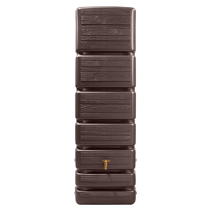 4rain Regenspeicher Slim Wood (350 l, Dunkelbraun, 1 Stk.) | BAUHAUS