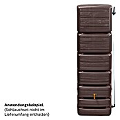 4rain Regenspeicher Slim Wood (350 l, Dunkelbraun, 1 Stk.) | BAUHAUS