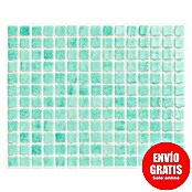 Malla mosaico Niebla punto silicona (31,6 x 39,6 cm, Verde Caribe, Brillante) | BAUHAUS
