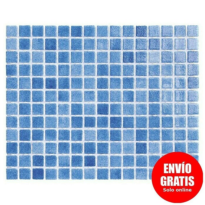 Malla mosaico Niebla punto silicona (31,6 x 39,6 cm, Azul oscuro, Brillante) | BAUHAUS