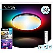 Arte confort Plafón LED redondo Nimsa (24 W, Ø x Al: 42 x 26 cm, Blanco, RGBW) | BAUHAUS