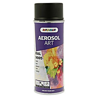 Dupli-Color Aerosol Art Pršilni lak RAL 9005 (Črne barve, 400 ml, Mat)