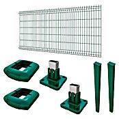Panel de malla Eco Plus en kit (2 x 1 m, Verde, 9 pzs.) | BAUHAUS