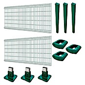 Panel de malla Eco Plus en kit (2 x 1 m, Verde, 12 pzs.) | BAUHAUS