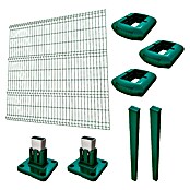 Panel de malla Eco Plus en kit (2 x 2 m, Verde, 9 pzs.) | BAUHAUS