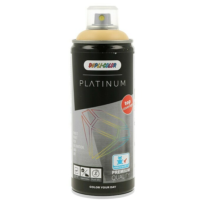 Dupli-Color Platinum Buntlack-Spray platinum (Pfirsichorange, 400 ml, Seidenmatt)