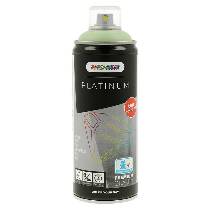 Dupli-Color Platinum Buntlack-Spray platinum RAL 6019 (Weißgrün, 400 ml, Seidenmatt)