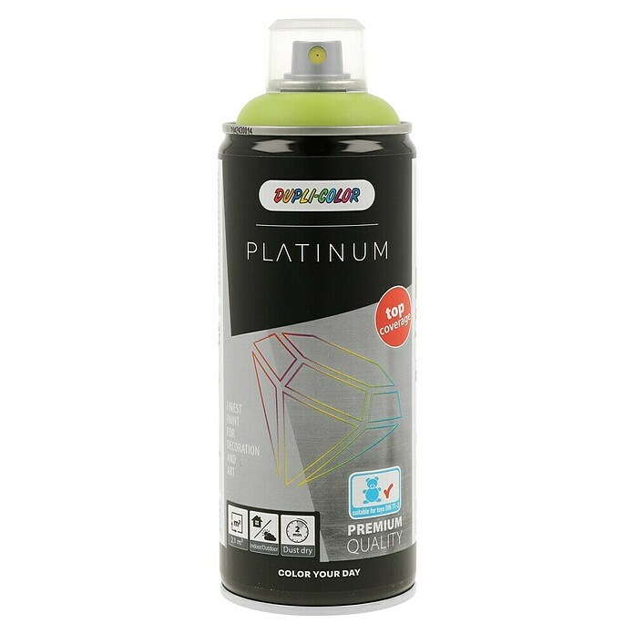 Dupli-Color Platinum Buntlack-Spray platinum (Frühlingsgrün, 400 ml, Seidenmatt)