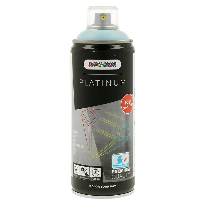 Dupli-Color Platinum Buntlack-Spray platinum (Eisblau, 400 ml, Seidenmatt)