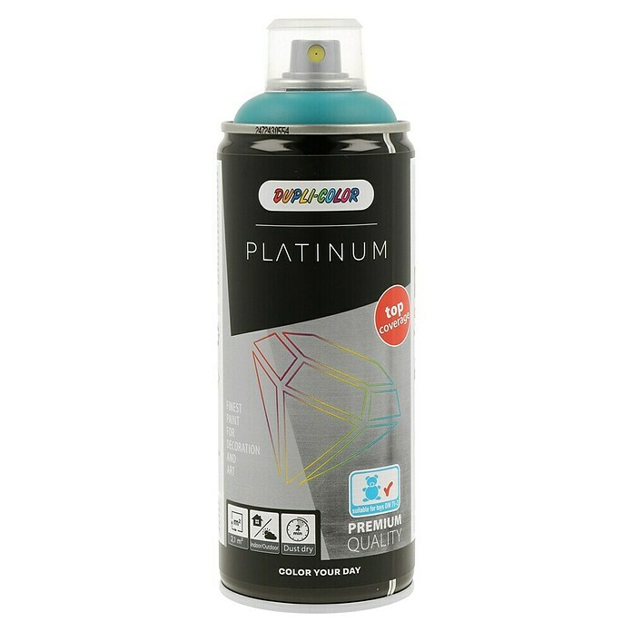 Dupli-Color Platinum Buntlack-Spray platinum (Petrol, 400 ml, Seidenmatt)