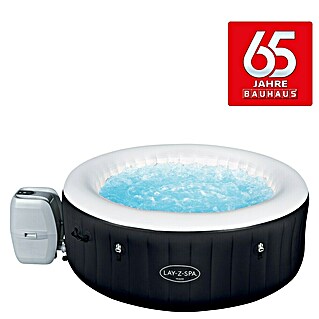 Bestway Lay-Z-Spa Mobil-Whirlpool Miami Air-Jet (Ø x H: 180 x 66 cm, Schwarz, 669 l)