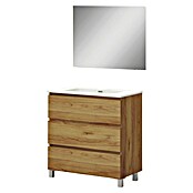 Artysan Conjunto de mueble de baño Inter (Ancho total del mueble de baño: 80 cm, Roble, Mate) | BAUHAUS