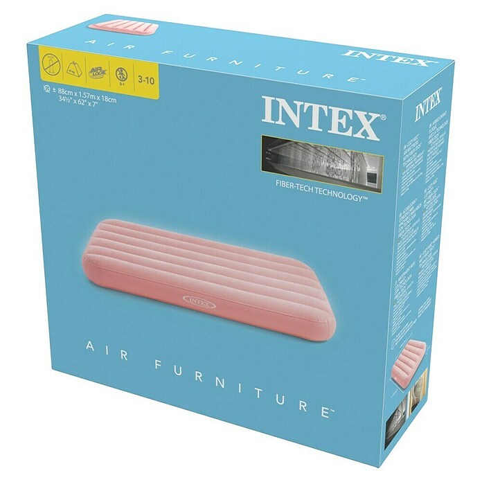 Intex Krevet na napuhavanje CozyKidz  (D x Š x V: 157 x 88 x 18 cm, Svijetlo plava, Sigurnosni ventil) | BAUHAUS