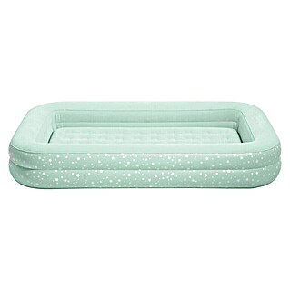Intex Luftbett Reisebett für Kinder (L x B x H: 168 x 107 x 25 cm, Hellblau, Sicherheitsventil)