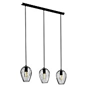 Eglo Newtown Viseća svjetiljka (Crna, Visina: 110 cm, 3 x 60 W, E27, S 3 žarulje)