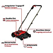 Einhell PXC 18V Akku-Vertikutierer-Lüfter GC-SC 18/28 DS LI (Anzahl Akkus: Ohne Akku, 18 V) | BAUHAUS