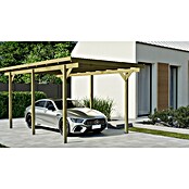 Nadstrešek za avto BAUHAUS  (Zunanje dimenzije vključno s strešnim previsom (Š x G): 5,02 x 3 m, Enojni nadstrešek za avto) | 7440 - Carport Holz | IAGD - Gartenhäuser | IAG - Außenbereichsausstattung | IA - Gartenhartware | I - Stadtgarten | BAUHAUS