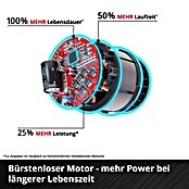 Einhell PXC 18V Akku-Vertikutierer-Lüfter GC-SC 18/28 DS LI (Anzahl Akkus: Ohne Akku, 18 V) | BAUHAUS