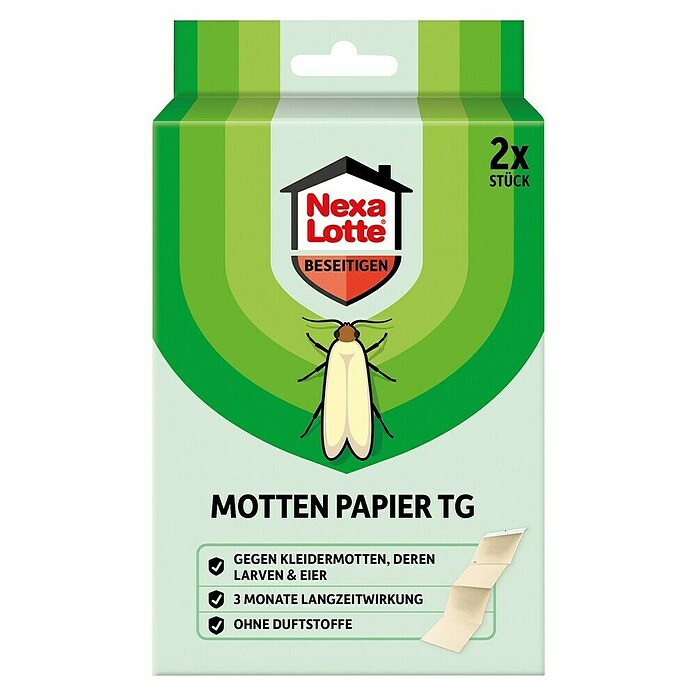 Nexa Lotte Mottenschutz Schutz-Papier TG (2 Stk.) | BAUHAUS