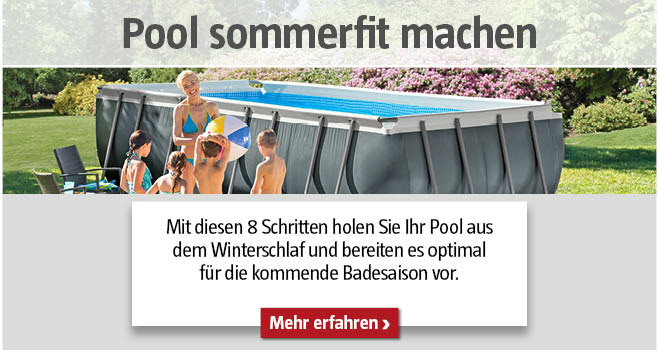 Pool sommerfit machen