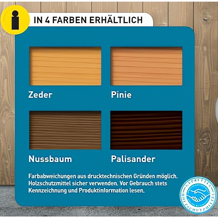 Xyladecor Holzschutzlasur BPR (Palisander, 6 l, Materialbasis: Alkydharz) | BAUHAUS
