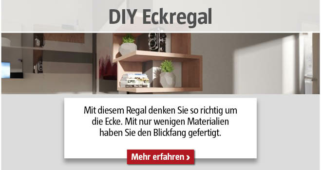 DIY Eckregal