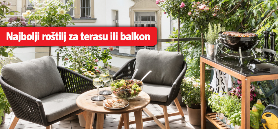 Najbolji roštilji za balkon ili terasu