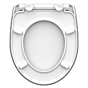 Schütte WC-Sitz White Wave (Duroplast, Weiß/Grau, Mit Absenkautomatik) | BAUHAUS