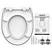 Schütte WC-Sitz Raindrop (Duroplast, Grün, Mit Absenkautomatik) | BAUHAUS