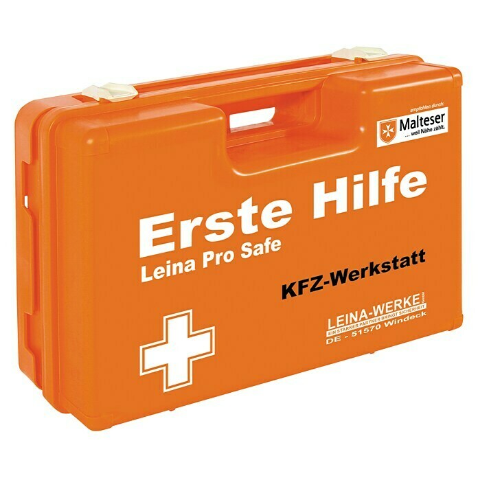 Leina-Werke Erste-Hilfe-Koffer Pro Safe KFZ-WerkstattDIN 13157, Kfz-Bereich, Orange Unknown