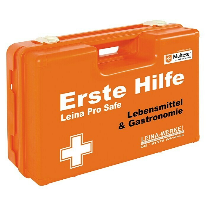 Leina-Werke Erste-Hilfe-Koffer Pro Safe Lebensmittel & GastronomieDIN 13157, Lebensmittel- & Gastronomiebetriebe, Orange Unknown