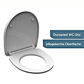 Schütte WC-Sitz Water Lily (Duroplast, Blau, Mit Absenkautomatik) | BAUHAUS