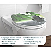 Schütte WC-Sitz Water Lily (Duroplast, Blau, Mit Absenkautomatik) | BAUHAUS