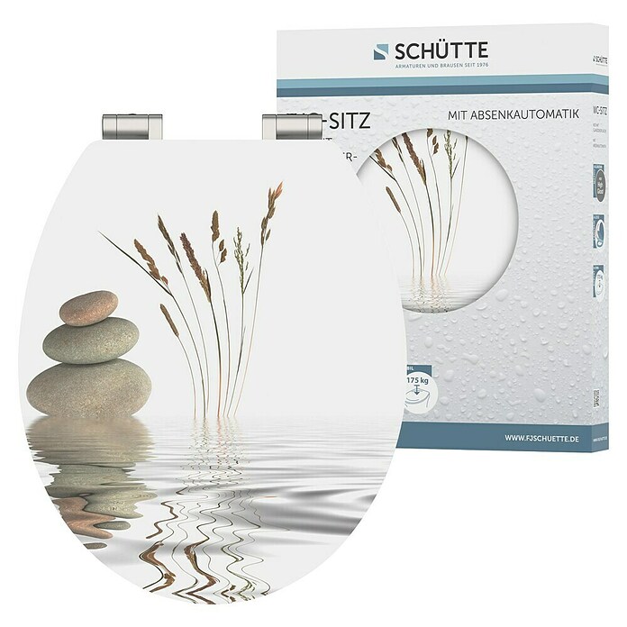Schütte Tapa de WC Schütte (MDF, Balance, Con caída amortiguada) | BAUHAUS