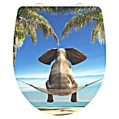 Schütte WC-Sitz Happy Elephant (Duroplast, Bunt, Mit Absenkautomatik) | BAUHAUS