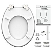 Schütte WC-Sitz Polar Lights (MDF, Blau/Orange, Mit Absenkautomatik) | BAUHAUS