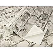 Tesa Rasch Strukturtapete Clayton Backstein (Selbstklebend, Grau, Steinoptik, 6 x 0,53 m) | BAUHAUS
