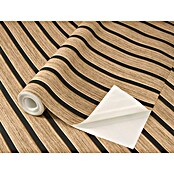 Tesa Rasch Strukturtapete Akustikpaneel-Optik (Selbstklebend, Braunbeige, Holzoptik, 6 x 0,53 m) | BAUHAUS
