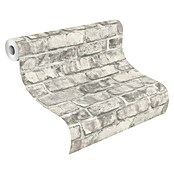 Tesa Rasch Strukturtapete Clayton Backstein (Selbstklebend, Grau, Steinoptik, 6 x 0,53 m) | BAUHAUS