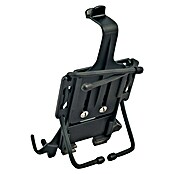 Soporte para teléfono móvil para coche y sobremesa (Negro)