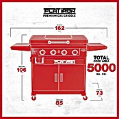 Char-Griller Plancha-Grill Flat Iron™ Premium Gas Griddle (Grillfläche (B x T): 56 x 46 cm, 14,65 kW, Anzahl Brenner: 4 Stk.) | BAUHAUS