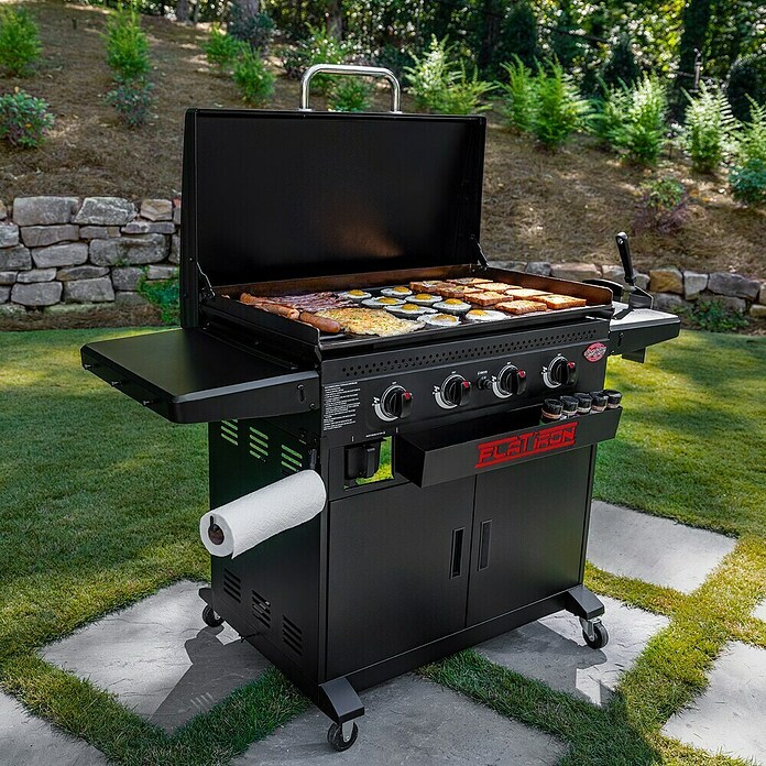 Char-Griller Plancha-Grill Flat Iron™ Premium Gas Griddle (Grillfläche (B x T): 56 x 46 cm, 14,65 kW, Anzahl Brenner: 4 Stk.) | BAUHAUS