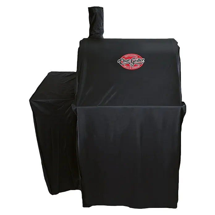 Char-Griller Grill-Schutzhülle - Passend für: Wrangler 2123, 2823, 2223, 2623 - Schwarze Stoffabdeckung mit Char-Griller Logo für Grill oder Smoker.