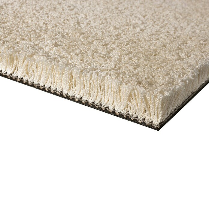 Teppichfliese Amazing (50 x 50 cm, Hochflor, 100 % Polyester, Weiß) | BAUHAUS