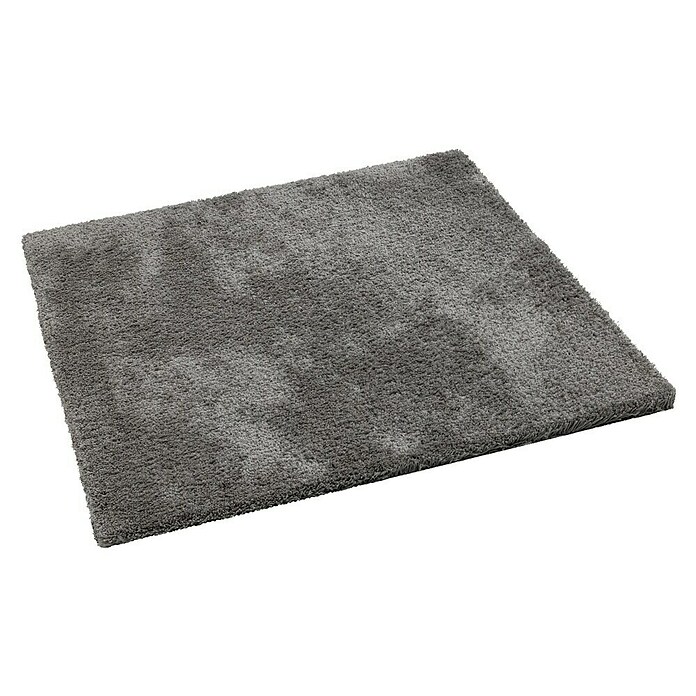 Teppichfliese Amazing (Hochflor, 100 % Polyester, Grau) | BAUHAUS